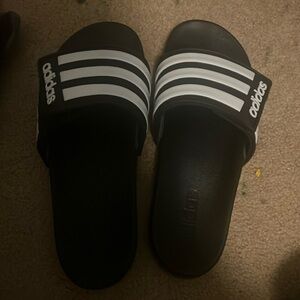 Black Adidas sandals